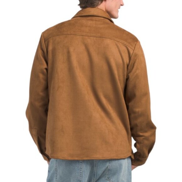 BUFFALO DAVID BITTON Faux Suede Jonnas Stretch Shirt Jacket - Picture 3 of 3